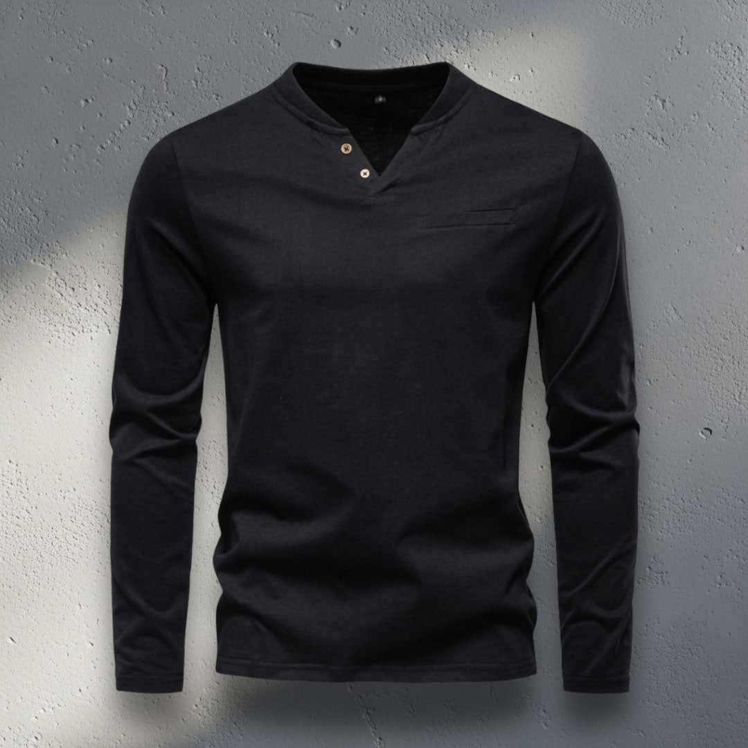 The Atlas Mandarin Henley