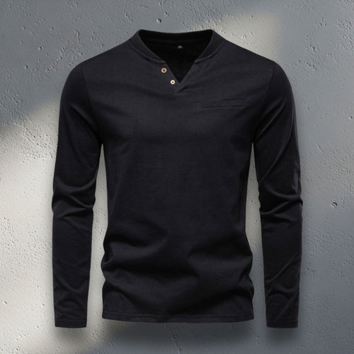 The Atlas Mandarin Henley