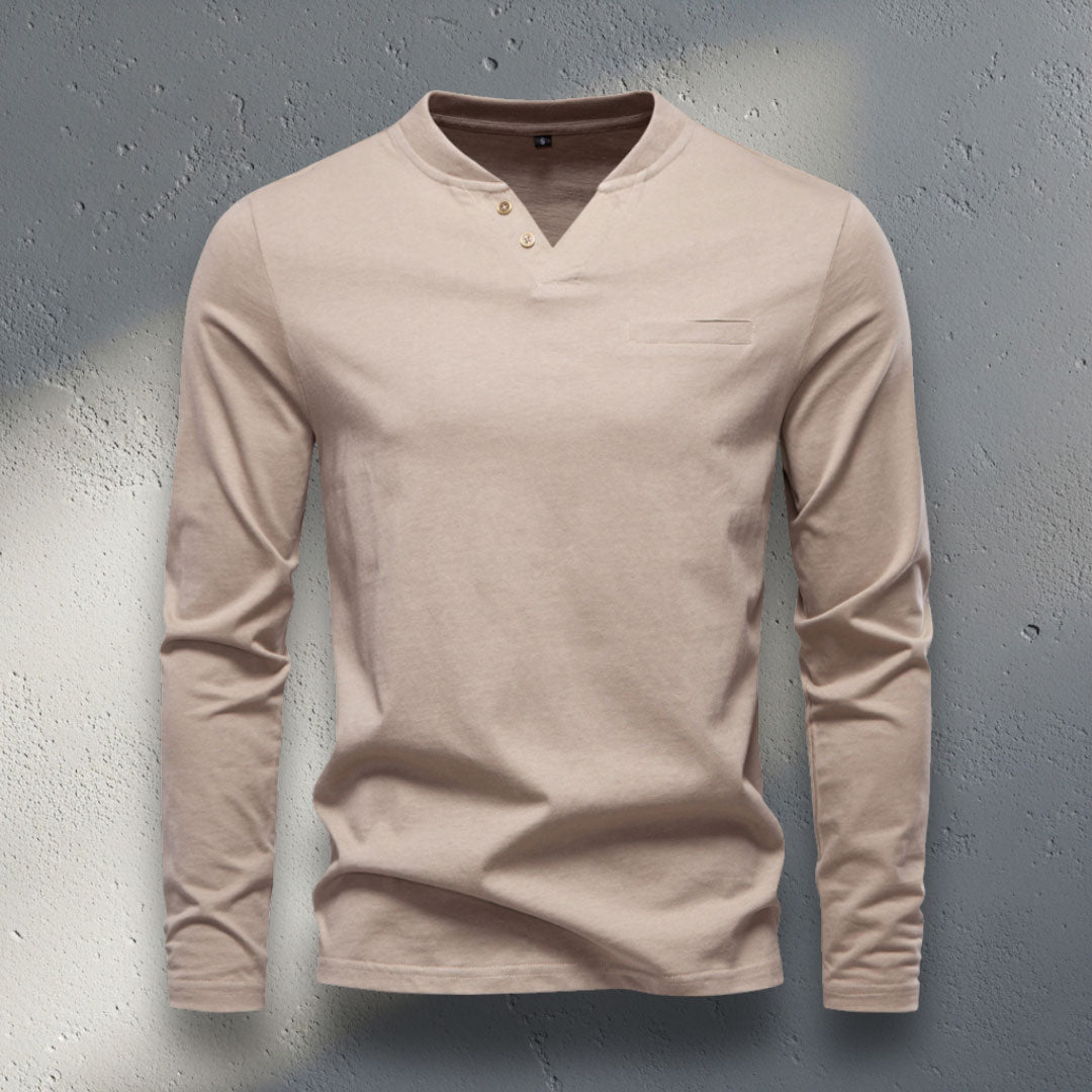 The Atlas Mandarin Henley