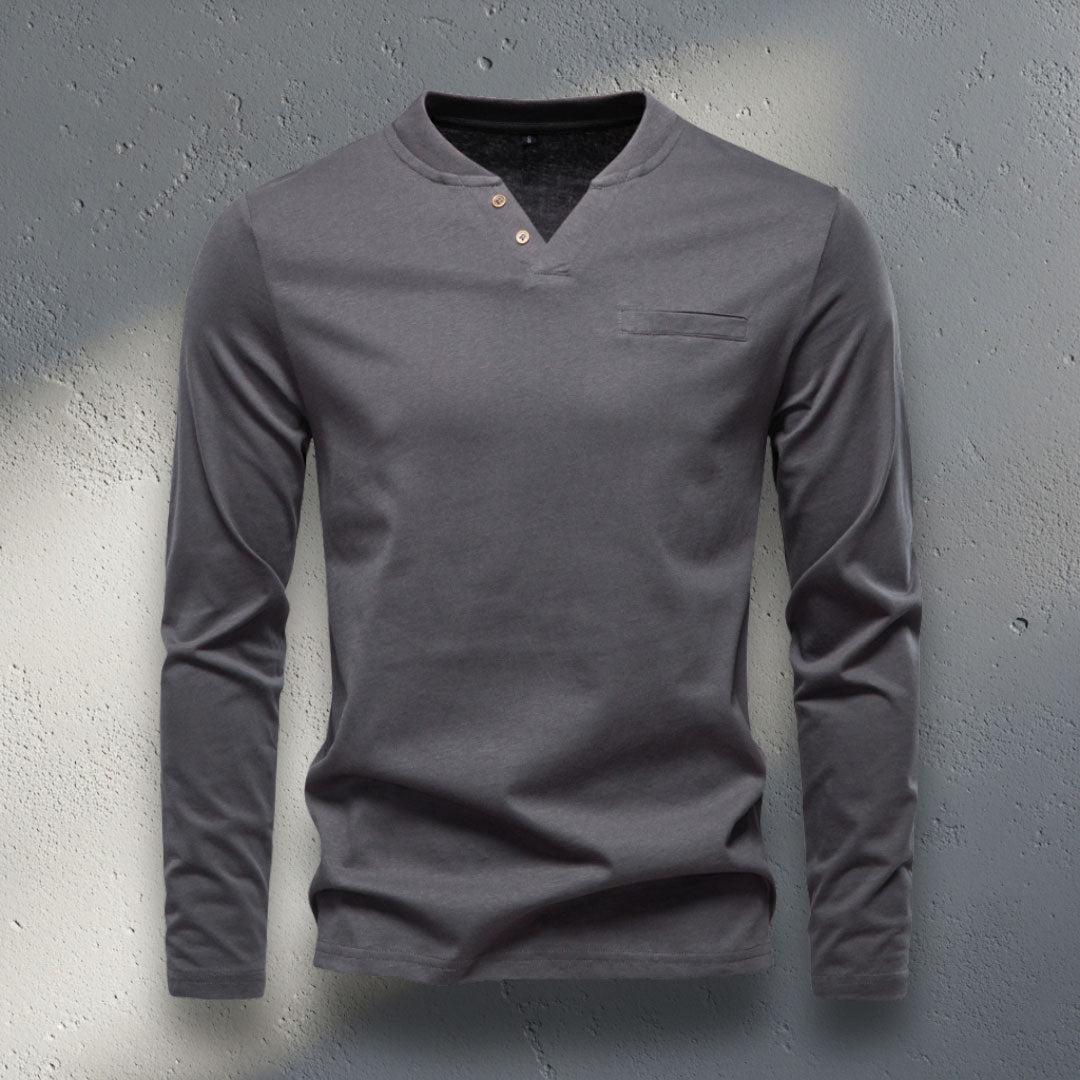 The Atlas Mandarin Henley