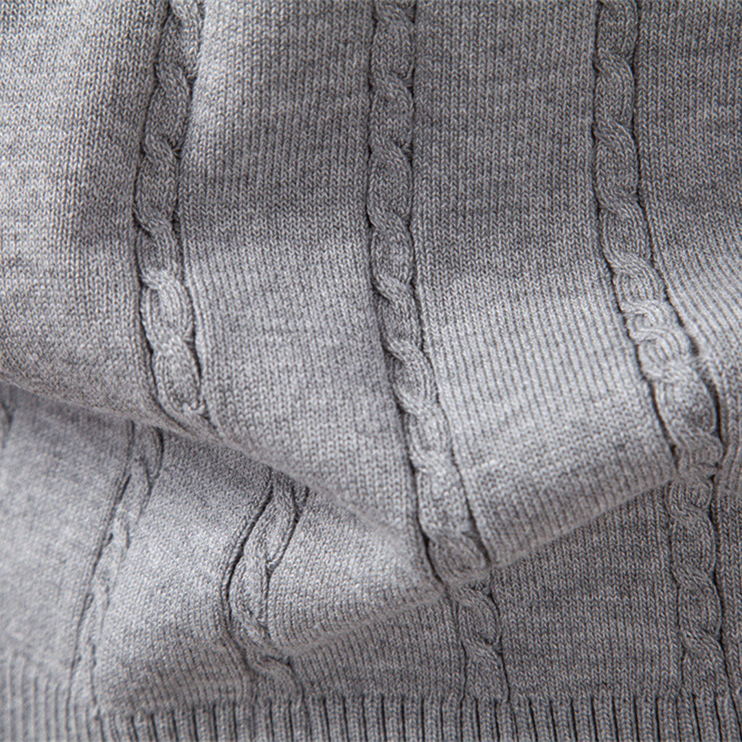 The Belmont Cable-Knit Vest