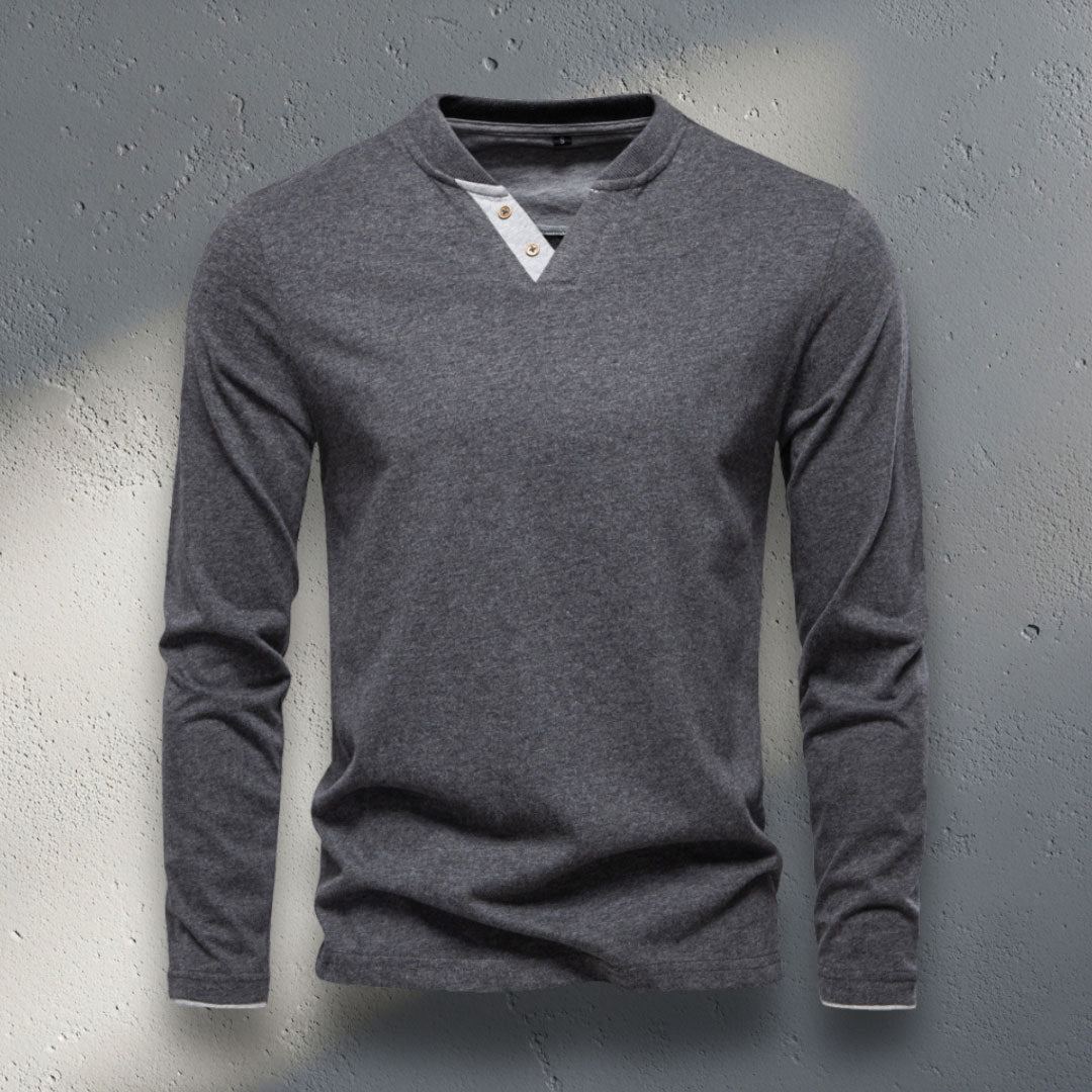 The Dalton Contrast Henley
