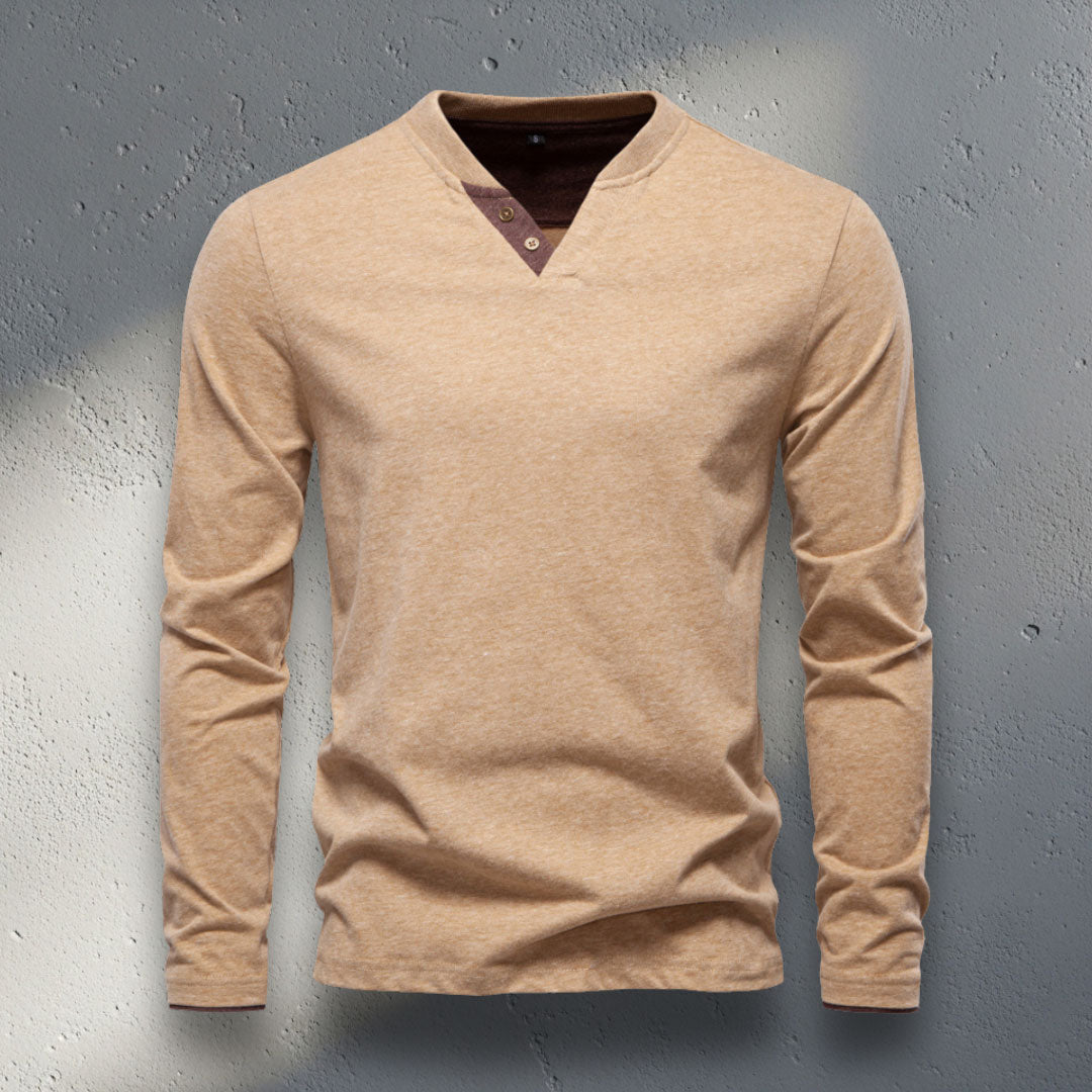 The Dalton Contrast Henley