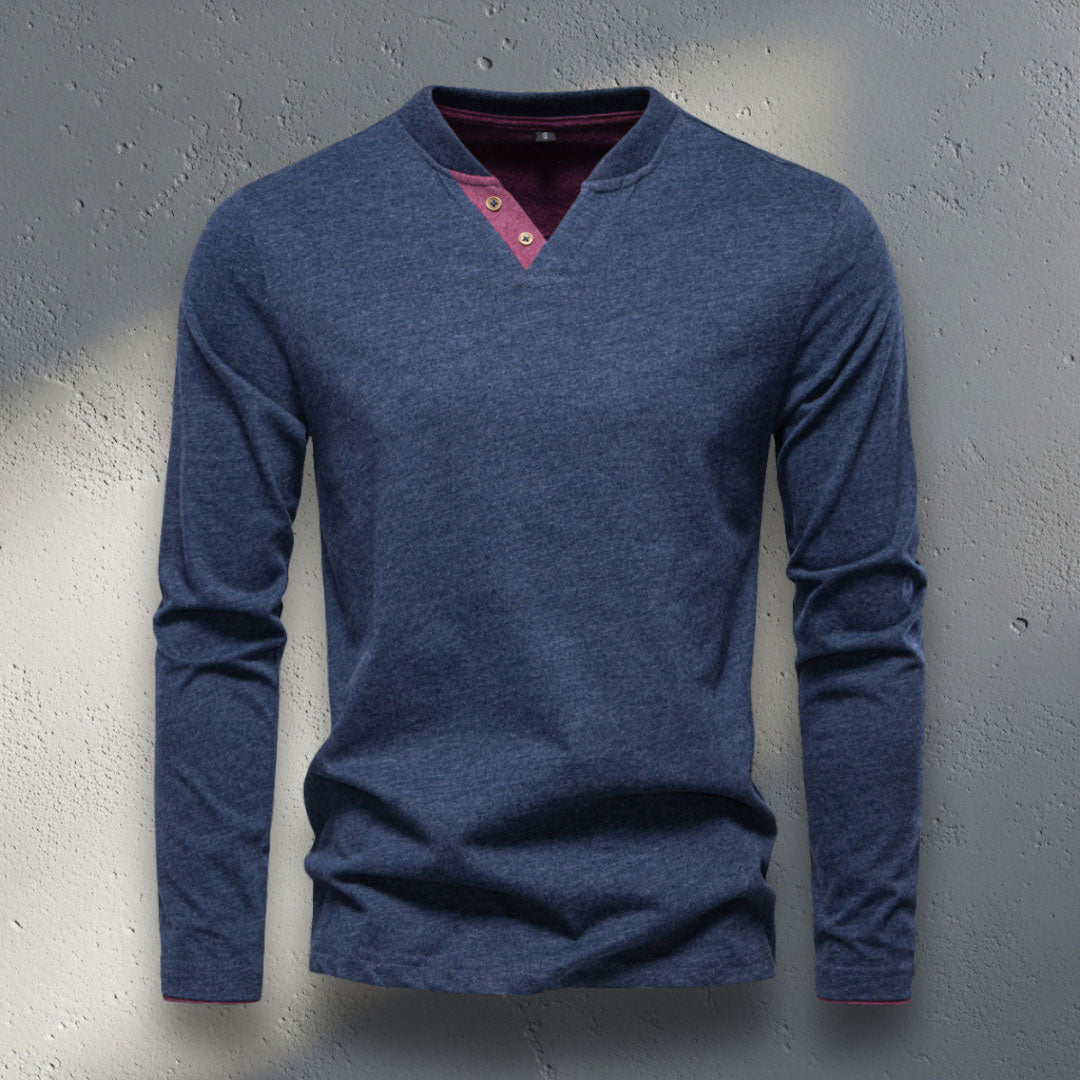The Dalton Contrast Henley