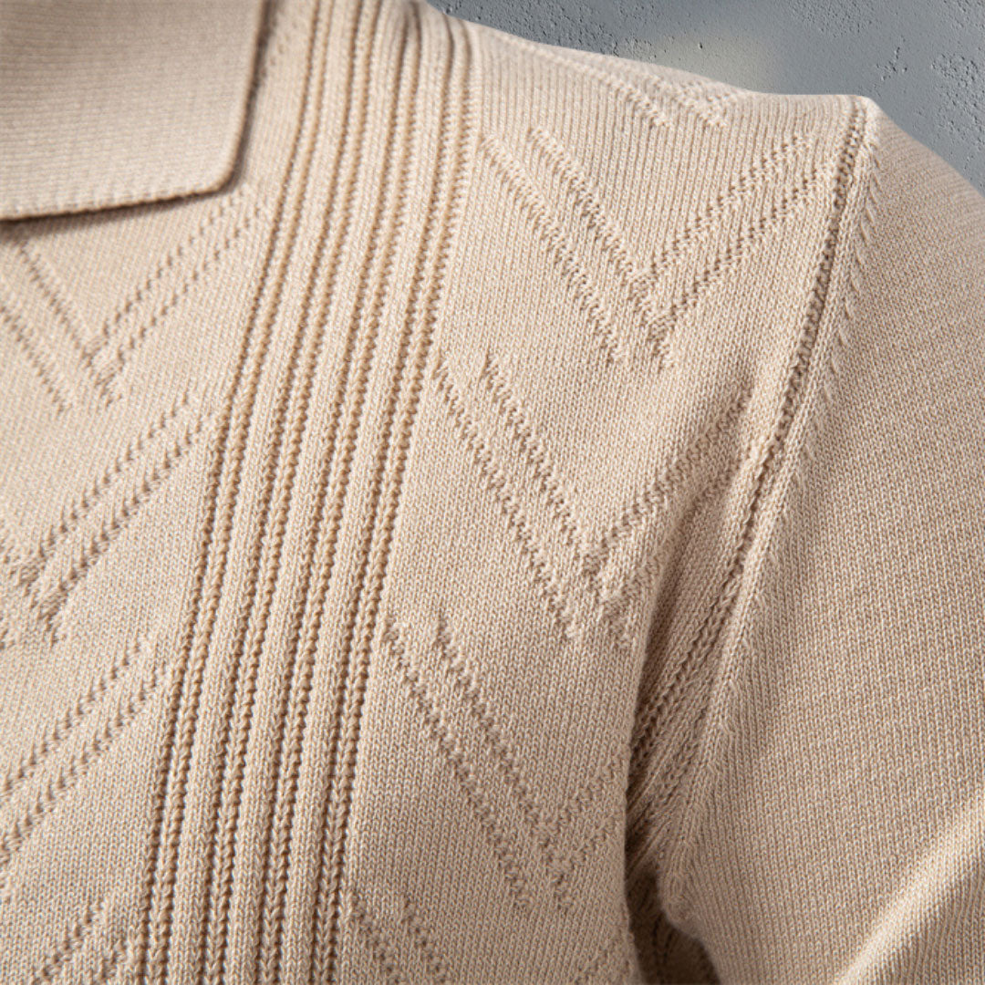 The Seville Johnny Collar Sweater