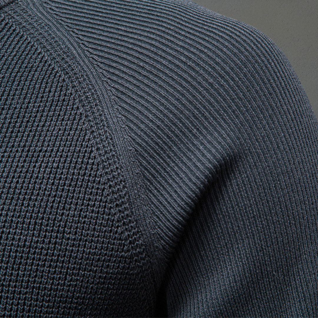 The Thorne Waffle-Knit Sweater