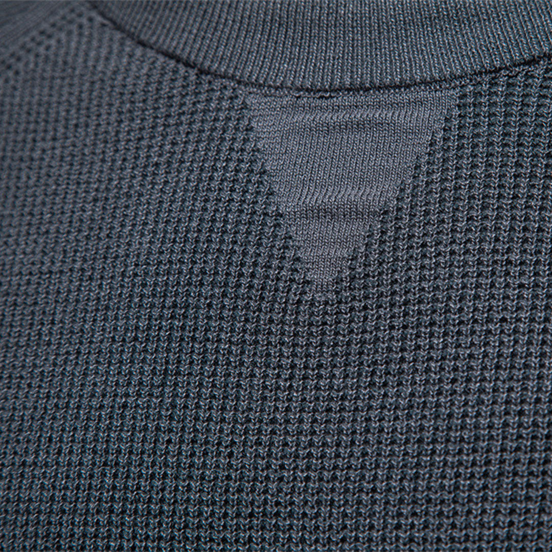 The Thorne Waffle-Knit Sweater