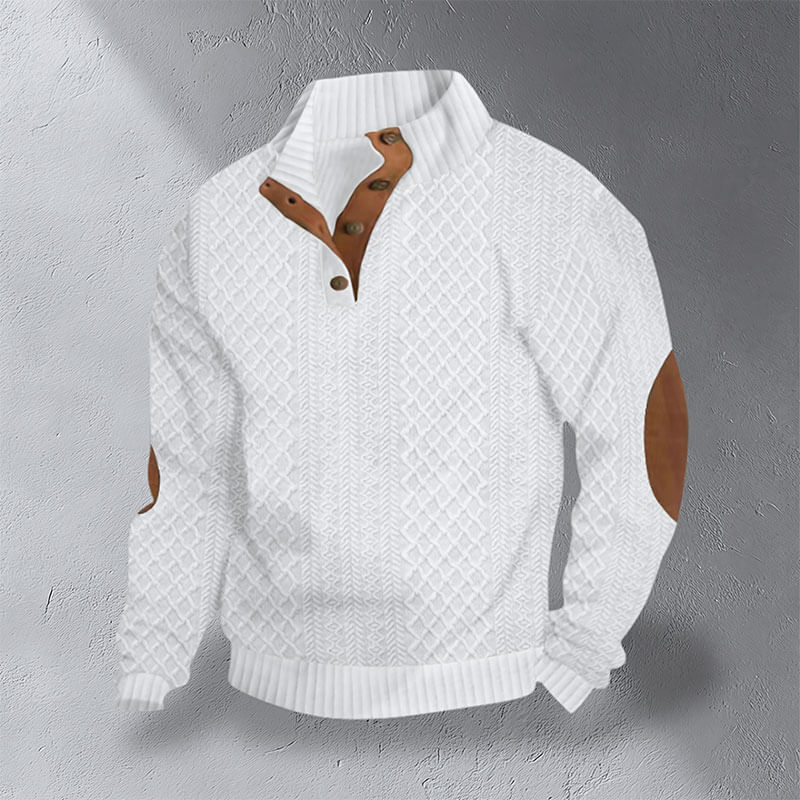 Alpine Diamond Cable Knit Sweater