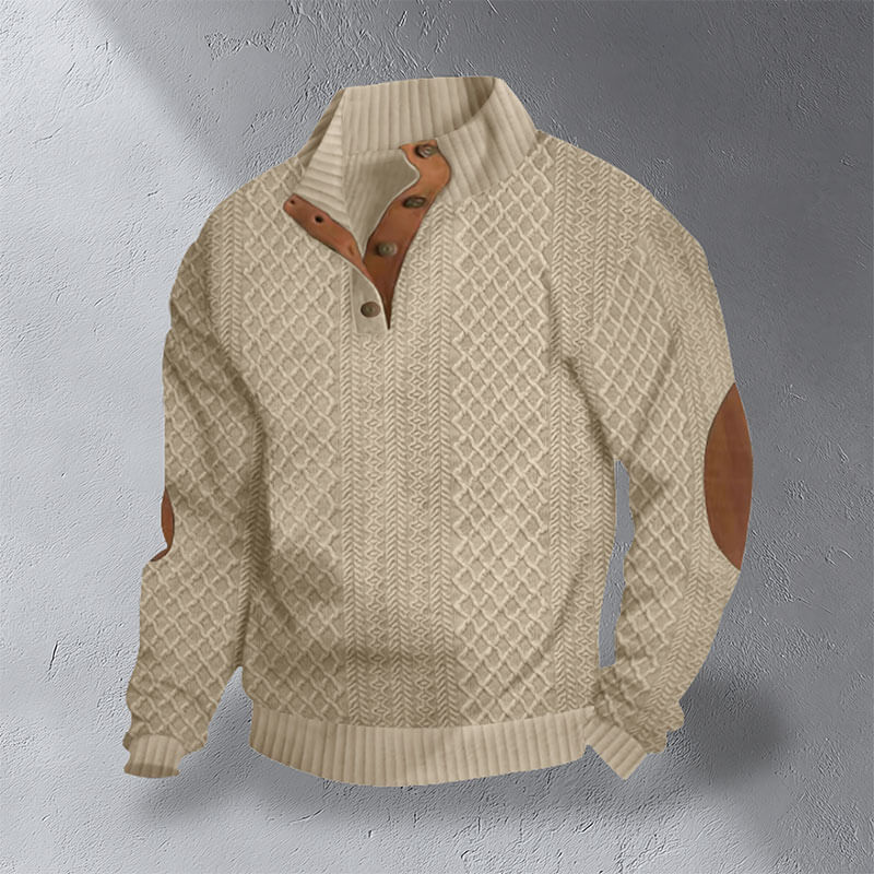Alpine Diamond Cable Knit Sweater