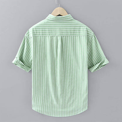 Hikari Stripe Cotton Shirt