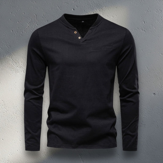 The Atlas Mandarin Henley