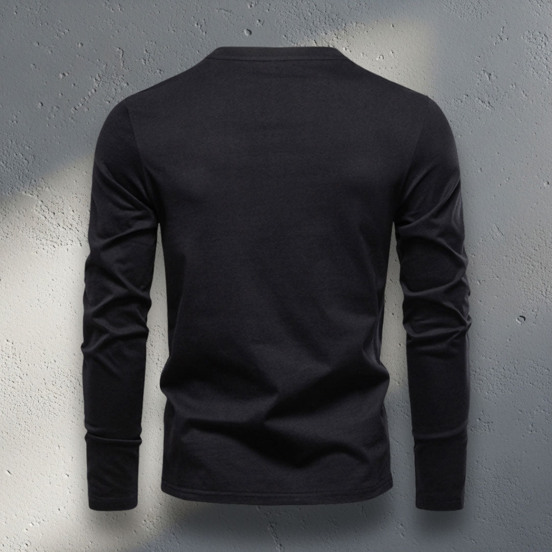 The Atlas Mandarin Henley