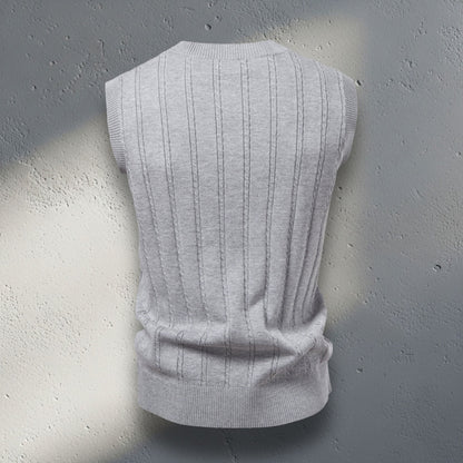 The Belmont Cable-Knit Vest