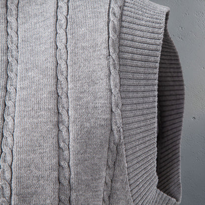 The Belmont Cable-Knit Vest