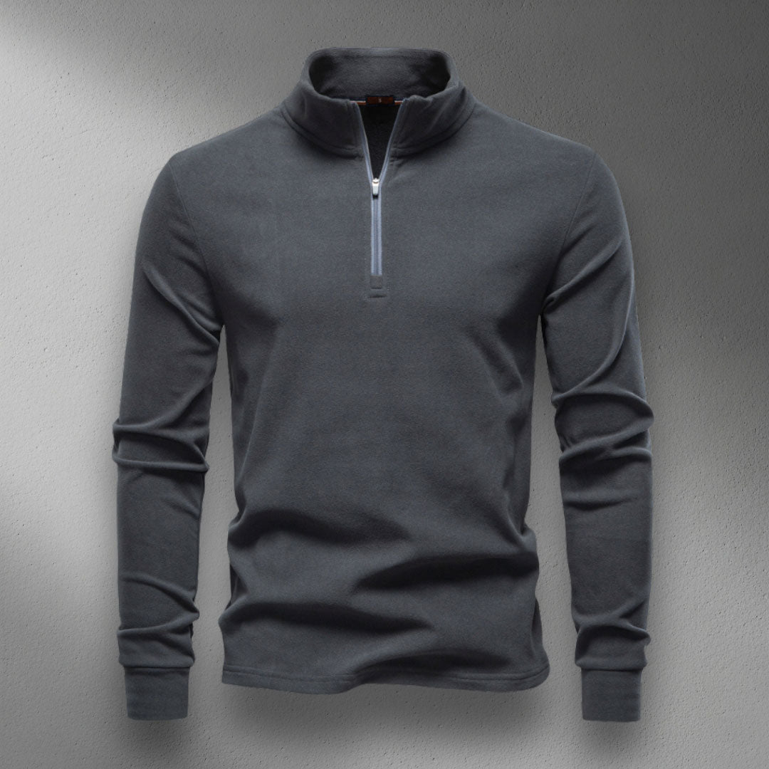 The Caspian Brushed Quarter-Zip