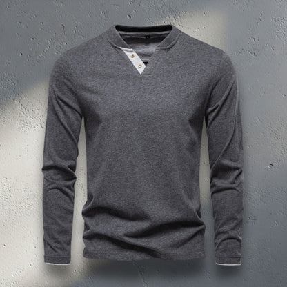 The Dalton Contrast Henley