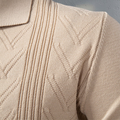 The Seville Johnny Collar Sweater