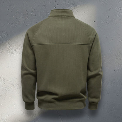 The Sterling Zip-Neck Sweater
