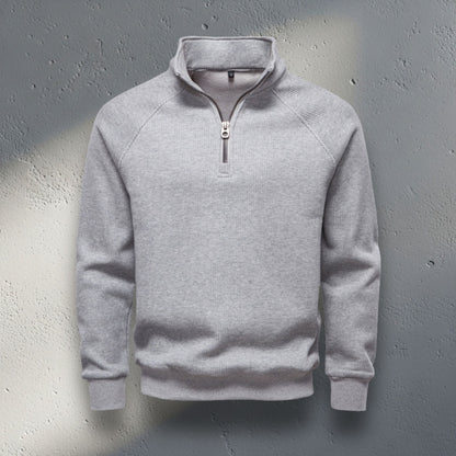 The Sterling Zip-Neck Sweater