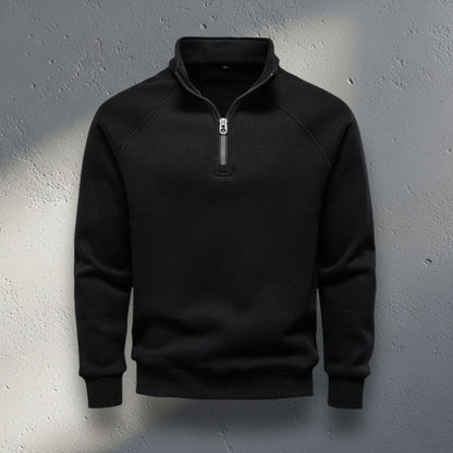 The Sterling Zip-Neck Sweater