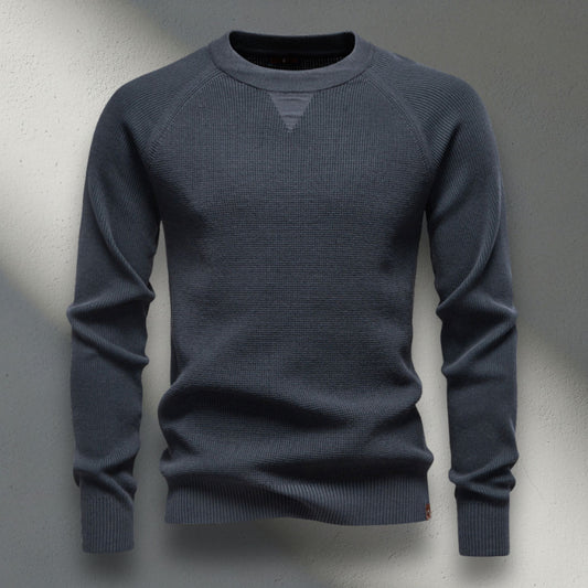 The Thorne Waffle-Knit Sweater