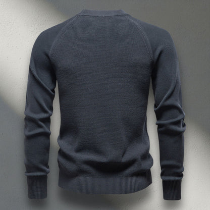 The Thorne Waffle-Knit Sweater