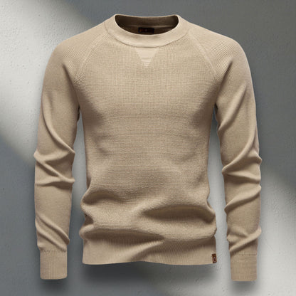 The Thorne Waffle-Knit Sweater
