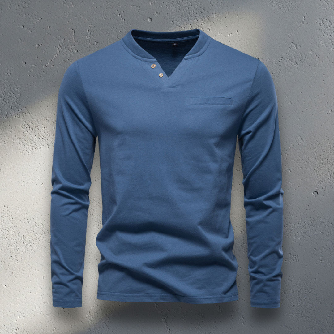 The Atlas Mandarin Henley